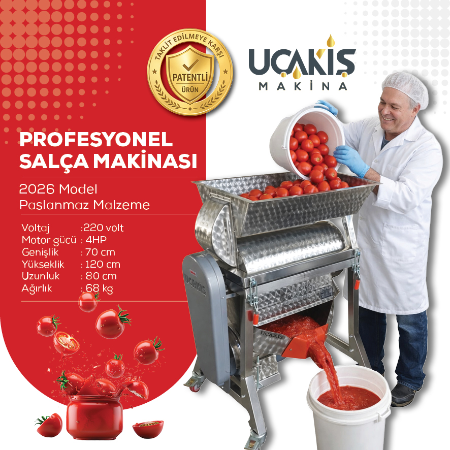 Sanayi Tipi Salça Makinası