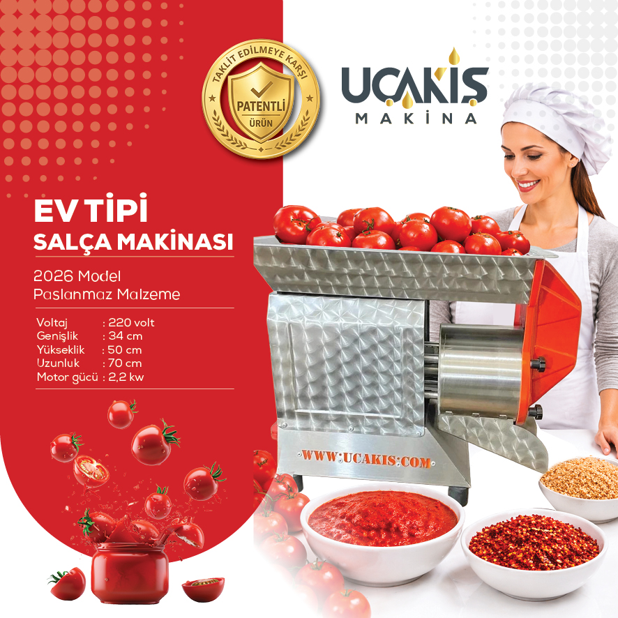 Ev Tipi Salça Makinası